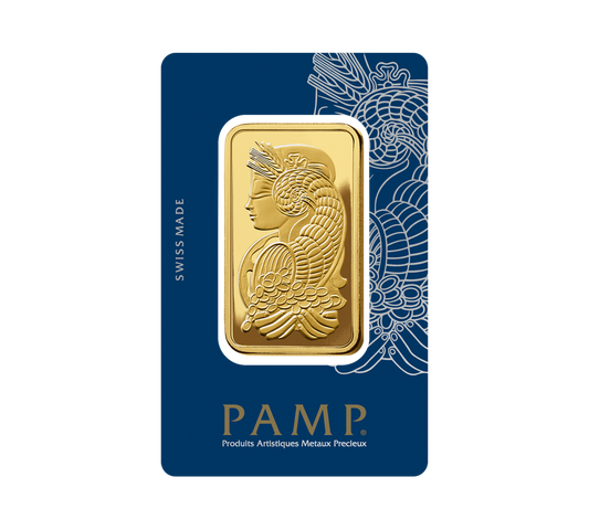 Lady Fortuna™ Gold Minted Bar - 50g