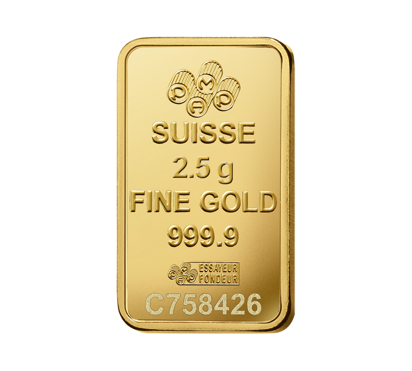 Lady Fortuna™ Gold Minted Bar - 2.5g