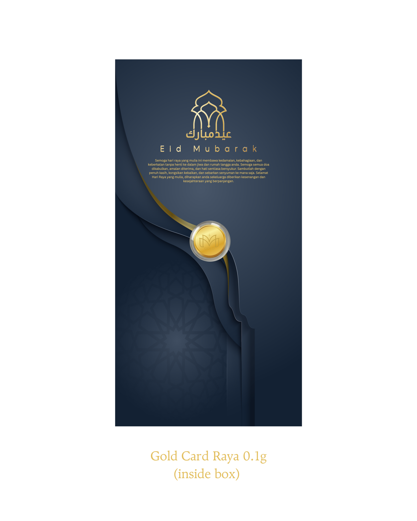 MM Gold 0.1g Gold Bar 999.9 - Edisi Setulus Ikhlas 2026 (Royal Navy)